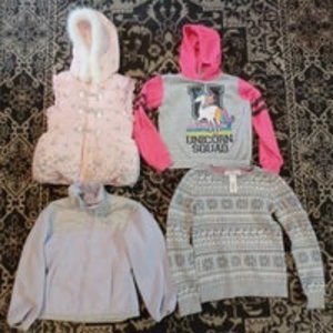 Girls Clothes Size 6-7 Jackets Pants Shirts Dress